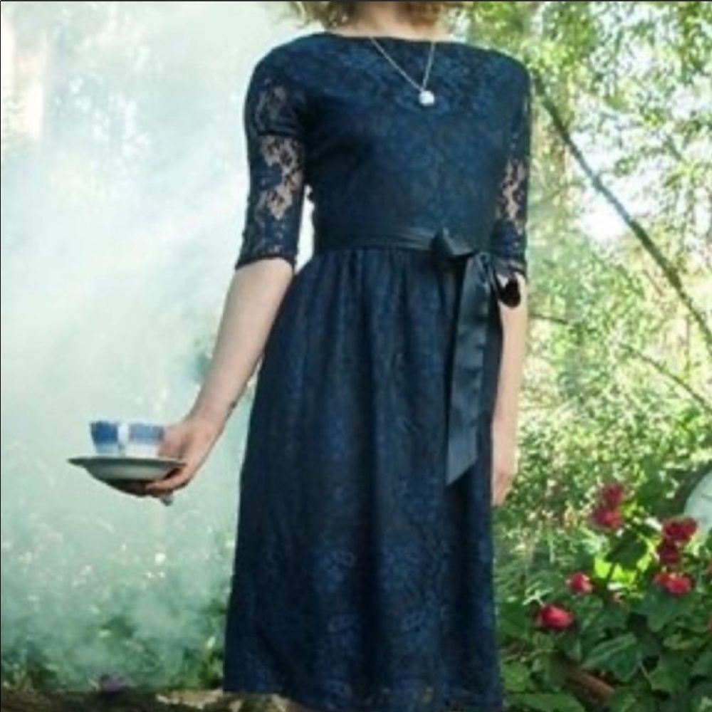 Blue Lace Dress size 14 Shabby Apple
